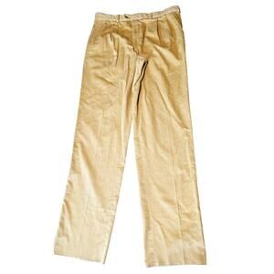 NEW Vineyard Vines Tan Beige Pleated Corduroy Pants Men's Size 38 x U 3241